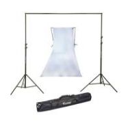 Adorama Westcott 9x20Ft Cotton Background, High-Key White W/10 Background Support Systm 139 A