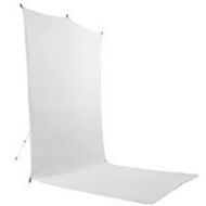 Adorama Savage 5x12 White Background Floor Extended Backdrop Travel Kit BT01512-KIT