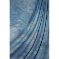 Adorama Savage 10x12 Accent Crushed Muslin Background - Blue CM0612