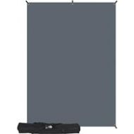 Adorama Westcott 5 x 7 Neutral Gray X-Drop Backdrop Kit, with X-Drop Stand and Travel 620K