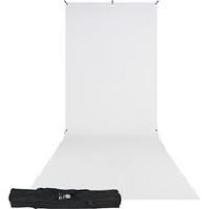 Adorama Westcott 5x12 X-Drop Wrinkle-Resistant Backdrop Kit, High-Key White Sweep 577SK