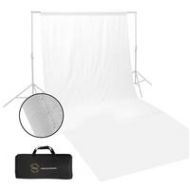 Glow Muslin Background - 10 x 20 (White) BG-W-2010 - Adorama