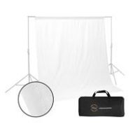 Glow Muslin Background - 10 x 10 (White) BG-W-1010 - Adorama