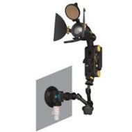 Adorama Dedolight DV3GA Suction Mount (3in) w/ Articulating Arm DV3GA