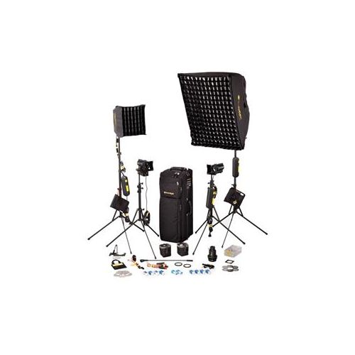  Dedolight SPS4 4-Light Studio Kit SPS4E - Adorama