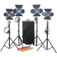 Adorama Came-TV Fresnel Tungsten Video Spot 4-Light Kit, 2x 650W & 2x 300W J6232