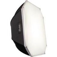 Adorama Photek Brella Box Square Kit with Stand, Black/Silver BBSKIT-BS