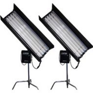 Adorama Came-TV 4 4Bank 300W Fluorescent 2-Light Kit with 16 Tubes 16DP2KIT