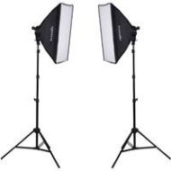 Adorama Interfit Photographic Interfit F5 Two-Head Fluorescent Lighting Kit INT502