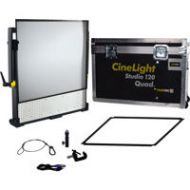 Adorama Fluotec CineLight Studio 120 Quad Tunable 2 LED Panel w/ Yoke Mount, Case, 213W G6LCNT203