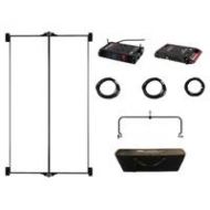 Adorama DMG Lumiere MAXI Switch Bi-Color Folding LED Panel Kit, Yoke, PSU, Rigid Bag 29811210K009