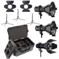 Adorama Hive 3 Light Kit Includes 2 Hornet 200-C Par Spot, Wasp 100-C Par Spot, 3 Stands HIVE-C-2H1WKIT