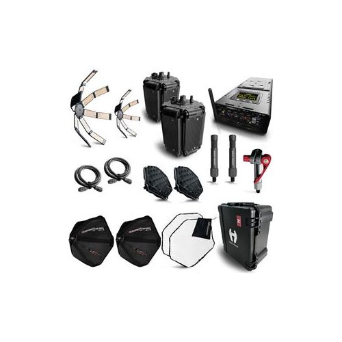  Adorama Hudson Spider MOZZIE Deluxe Double Header Lamp Kit with One 400W Ballast K-MZDDC