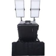 Adorama Dracast Silver Series Foldable LED1000 Daylight 2-Light Kit DRL1000FD2LK