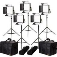 Adorama Ikan Lyra Daylight 5-Point Soft Panel LED Light Kit with 5x LW10 LED Light LW10-5PT-KIT