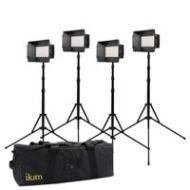 Adorama Ikan 4-Point LED Light Kit, Includes 4x Mylo Bi-Color Quarter Light MB4-4PT-KIT