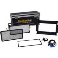 Adorama Fluotec CineLight Production 60 SoftLIGHT LED 1-Light Kit (2 Length), Yoke G6CNT120