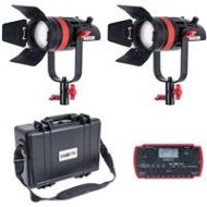 Adorama Came-TV Boltzen QSeries 55W Hi-Output Fresnel Focusable Daylight LED 2-Light Kit Q-55W-2KIT