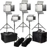 Adorama Ikan Rayden Daylight 5-Point LED Light Kit with 3x RW10 and 2x RW5 LED Lights RW-3F2H