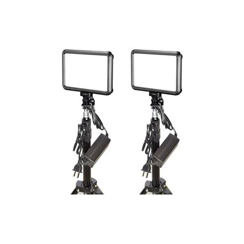  Adorama Bescor Dual Slim Line Bi-Color Soft Light Studio Kit SPECTERK