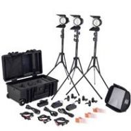 Adorama Litepanels Sola ENG Flight Kit, 3x Sola ENG Fixtures & 3x 3-Piece Gel Filter Set PART OF KIT