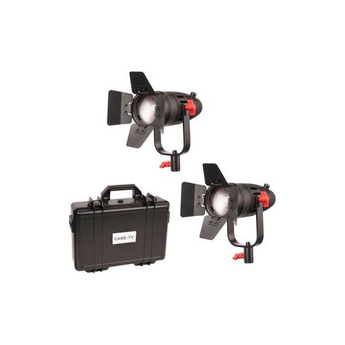  Adorama Came-TV Boltzen 30W Fresnel Fanless Focusable LED Tungsten 2-Light Kit B-30Y-2KIT