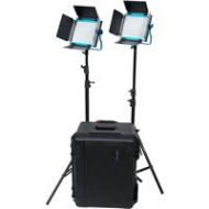 Adorama Dracast S-Series Plus Bi-Color LED500 2-Light Kit, V-Mount Plates DRSPPL2500BH