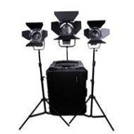 Adorama Dracast Fresnel Series LED1400W Daylight 3-Light Kit DRS-FLKX3-1400D