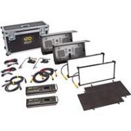 Adorama Kino Flo Interview/FreeStyle 21 LED DMX 2-Light Kit with Ship Case, Universal KIT-F22U