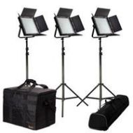 Adorama Ikan Featherweight Daylight LED 3-Point Kit, Includes 3x IFD1024 LED Lights IFD1024-KIT