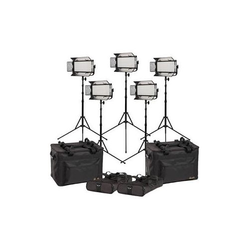  Adorama Ikan Mylo MB8 5-Point Half x 1 Bi-Color LED Light Kit MB8-5PT-KIT