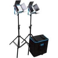 Adorama Dracast S-Series Plus Bi-Color LED500 2-Light Kit, NP-F Battery Plates DRSPK2500BNS