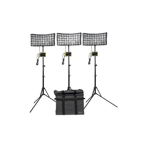  Adorama Ikan Canvas CB8 Bendable Bi-Color 3-Point LED Light Kit CB8-3PT-KIT