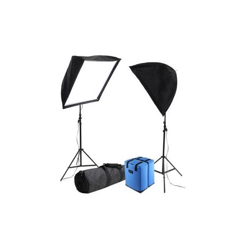  Adorama Alzo Digital 200 LED Umbrella Softbox 5500K 2 Light Kit with Stands and Cases 2011