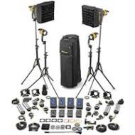 Adorama Dedolight Bi-Color LED 4-Light Master Kit (AC & DC Operation) SLED4-BI-M