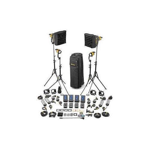  Adorama Dedolight Bi-Color LED 4-Light Master Kit (AC & DC Operation) SLED4-BI-M