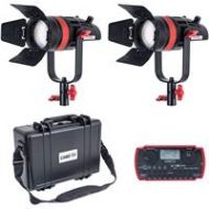 Adorama Came-TV Boltzen Q-Series 55W Hi-Output Fresnel Focusable Bicolor LED 2-Light Kit Q-55S-2KIT