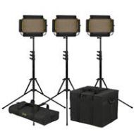 Adorama iKan Onyx OYB5 Half x 1 Bi-Color 3-Point LED Light Kit OYB5-3PT-KIT