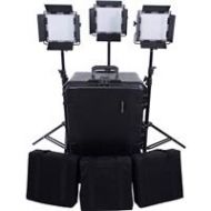 Adorama Dracast Silver Series LED500 Daylight 3-Light Kit DRL500SDL3LK