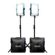 Adorama Dracast LED1000 Pro Daylight 2-Light Kit with V-Mount Battery Plates and Stands DR1000DV2KSK