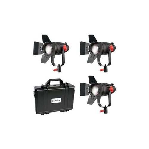  Adorama Came-TV Boltzen B-30 Fresnel 30W Fanless Focusable LED Daylight 3-Light Kit B30-3KIT