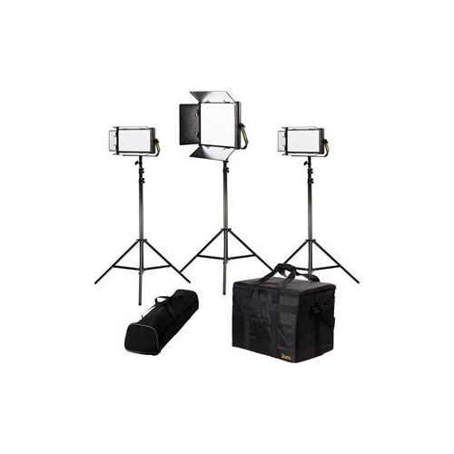  Adorama Ikan Lyra Bi-Color 3-Point LED Light Kit with 1x LB10 and 2x LB5 LED Light LB-1F2H