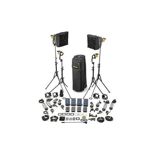  Adorama Dedolight Daylight LED 4-Light Master Kit (AC & DC Operation) SLED4-D-M