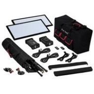 Adorama Fotodiox SF70 SkyFiller 1x2 70w Bi-Color Powerful 2 Light Kit with Stands SF70-2