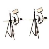 Adorama Bescor Grip-182K Gripper Gooseneck Bi-Color 2-Light Kit with 2x Light Stand GRIP-182K