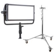 Adorama Litepanels Gemini 2x1 Soft RGBWW LED Panel With Junior Steel Wheeled Stand 940-1301 B