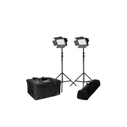  Adorama Ikan Featherweight Daylight LED 2-Point Kit, Includes 2x IFD576 LED Lights IFD576-2PT-KIT