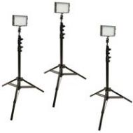 Adorama Bescor FP-540K Field Pro FP-180K Bi-Color LED 3-Light Kit FP-540K