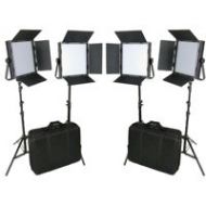 Adorama Came-TV L1024SB8 High CRI 1024 Studio Broadcast Video Bi-Color LED 4-Light Kit L1024S4KIT