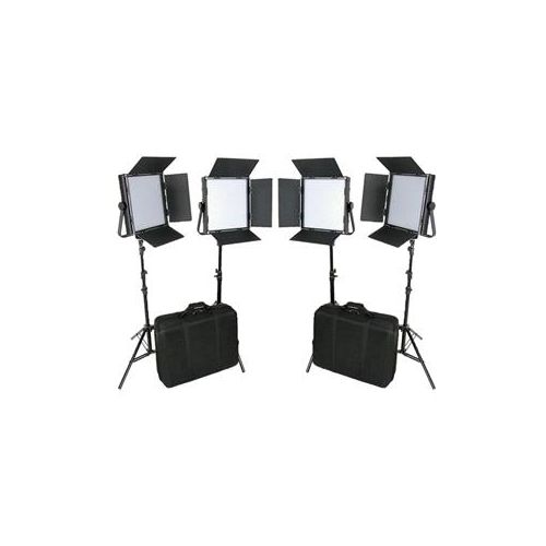  Adorama Came-TV L1024SB8 High CRI 1024 Studio Broadcast Video Bi-Color LED 4-Light Kit L1024S4KIT